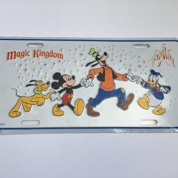 Walt Disney Mickey Mouse Collectible Metal Plaque - Picture 1 of 6